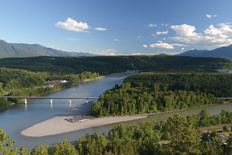 Ferry Island by the Skeena River