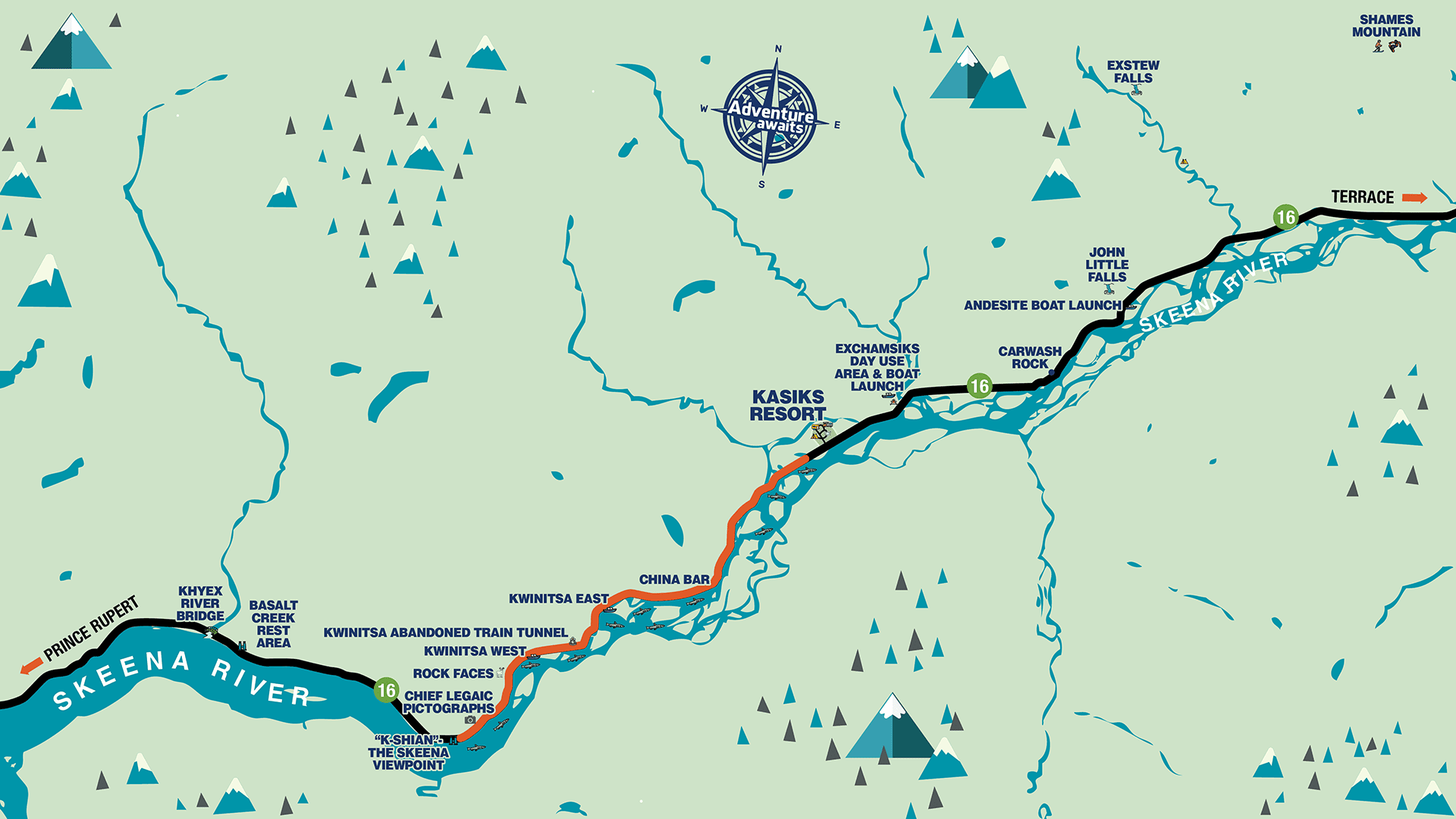 Explore the Oolichan Run Viewing Map