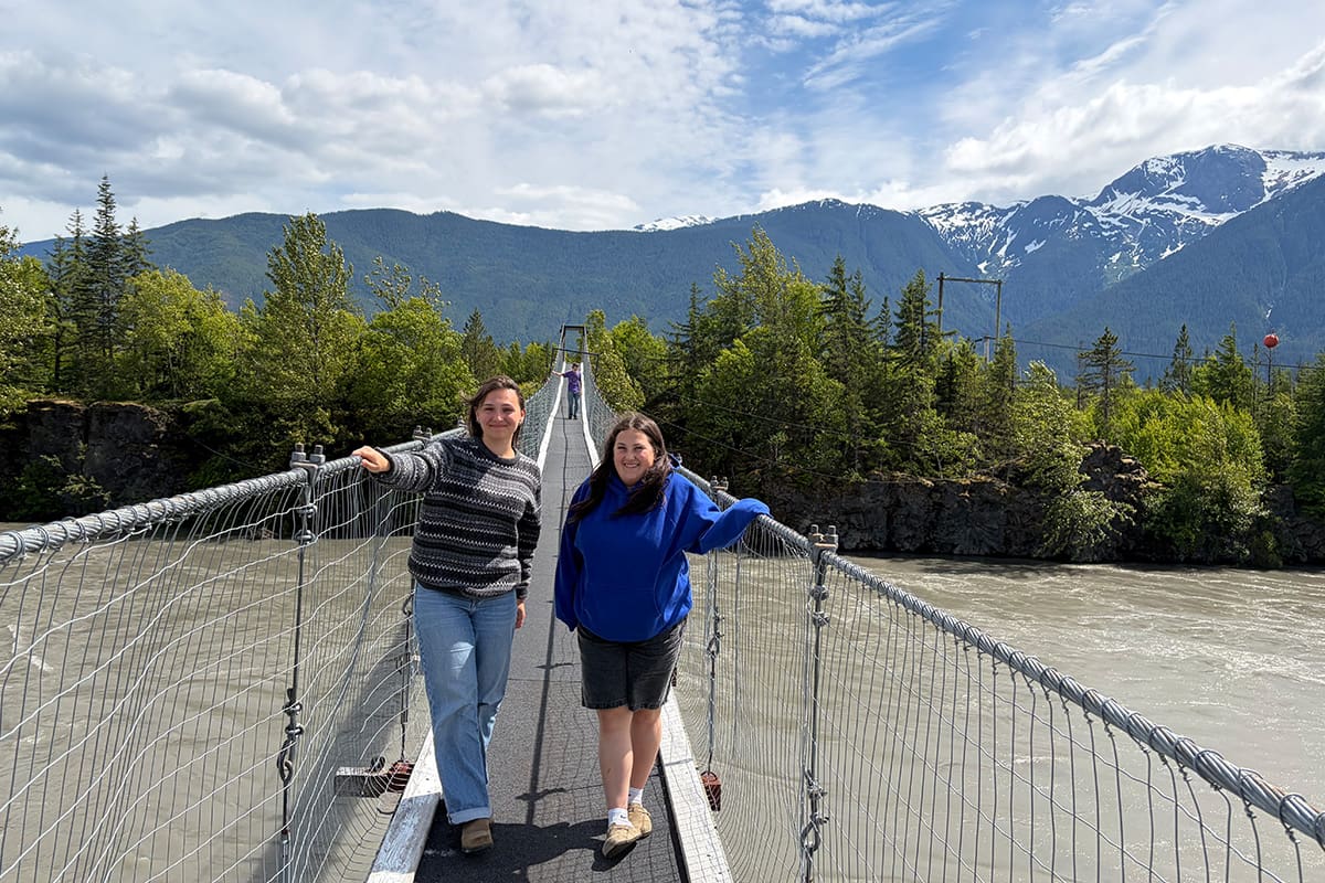 Ukws-Ts’agat Suspension Bridge in Gitwinksihlkw