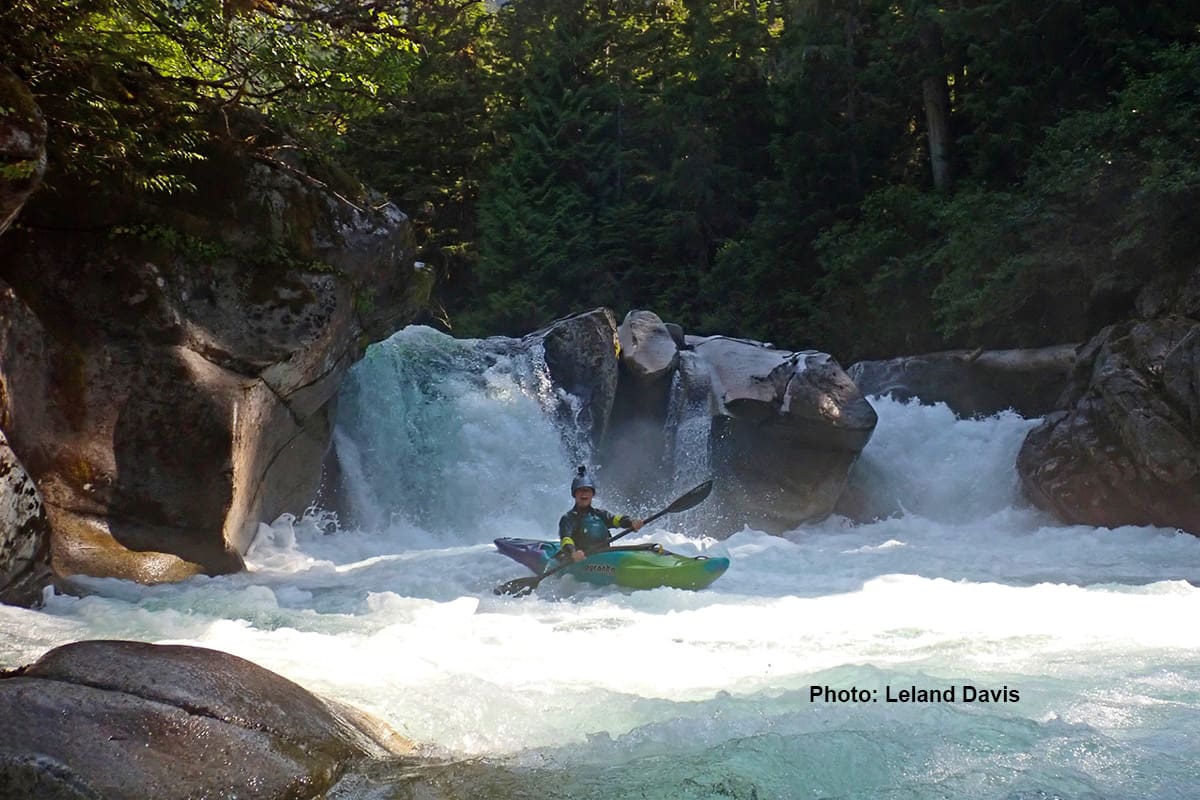 Andria Davis Whitewater Kayaking at Williams Creek