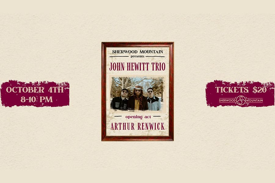 John Hewitt with Opening Act Arthur Renwick Live