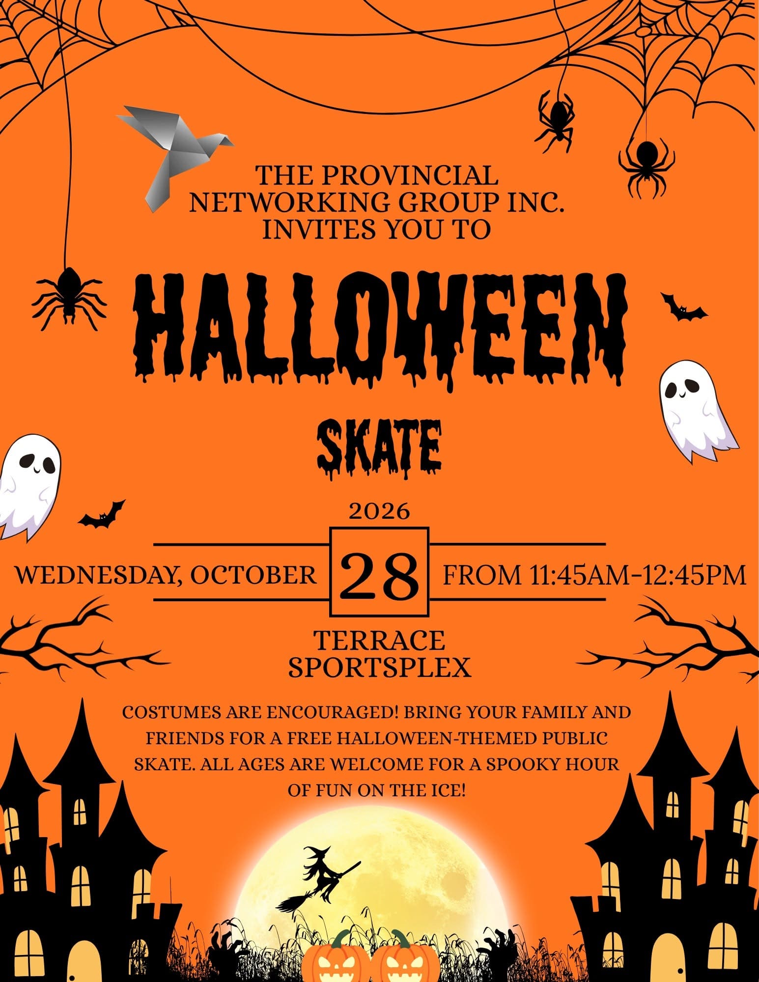 2026 Halloween Skate Poster