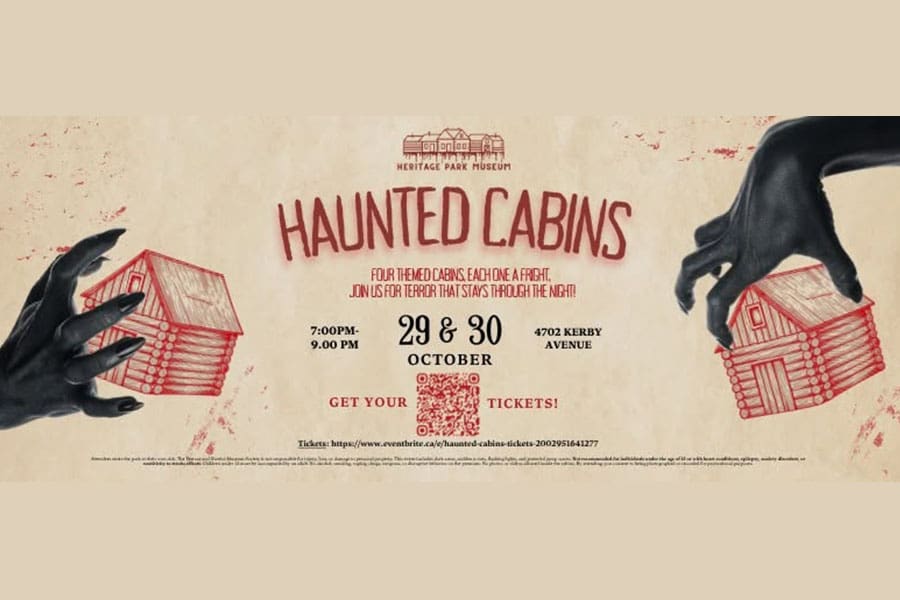 Haunted Cabins at Heritage Park Museum